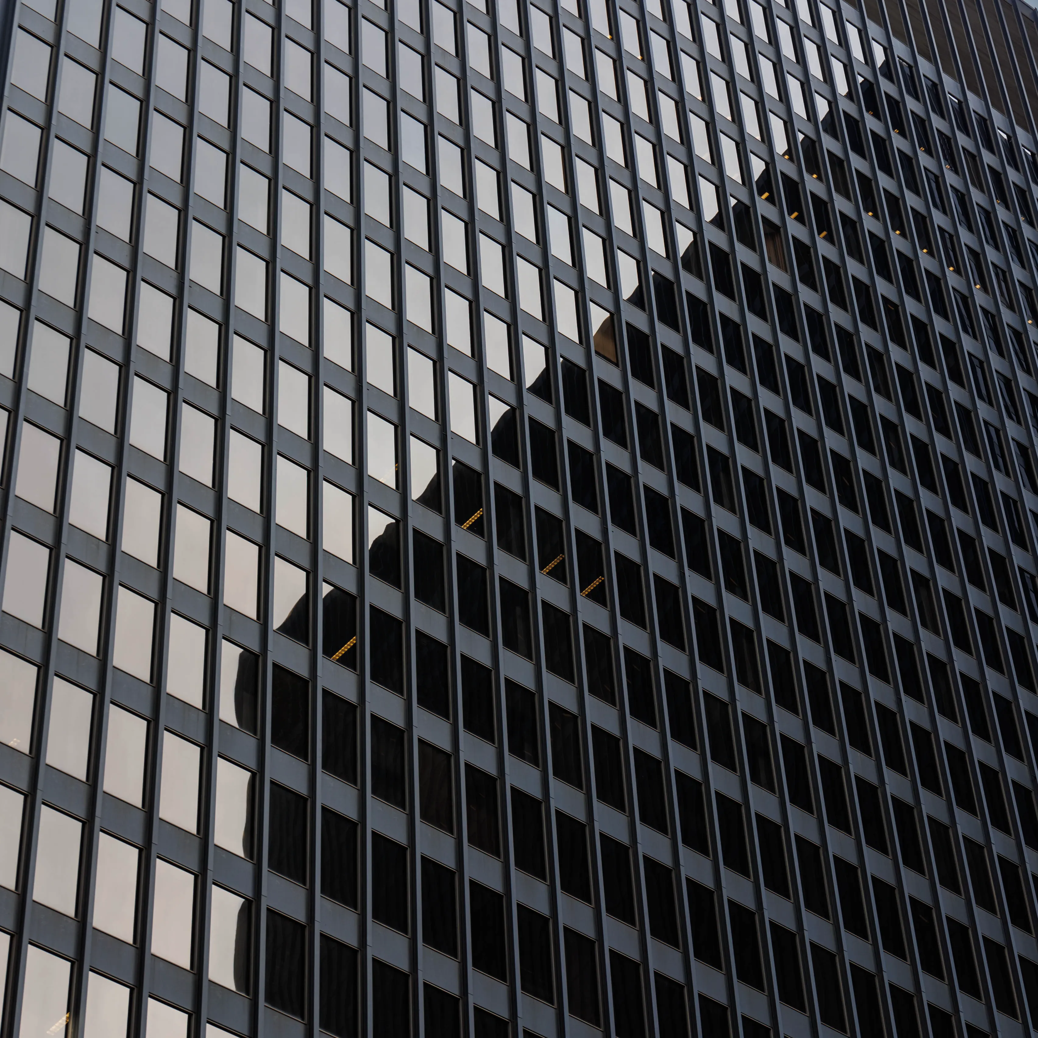 Chicago Federal Center, Mies van der Rohe, built 1974, photograph by 